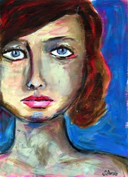 Ritratto di una donna pensierosa