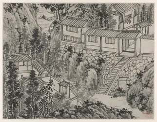 Dodici vedute della Collina della Tigre, Suzhou: Il Ritiro del Pino