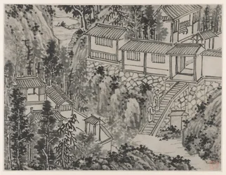 Dodici vedute della Collina della Tigre, Suzhou: Il ritiro del pino