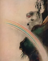 Disegno su carta laccata di Zeshin, XIX secolo