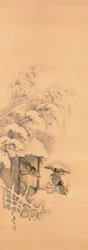 Noh-Spiel Hachinoki, eines von drei