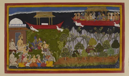 Rāma e Sītā arrivano all