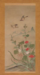 Uccelli e fiori d