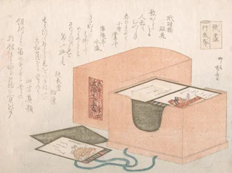 Scatola con Carte per il Gioco delle Poesie