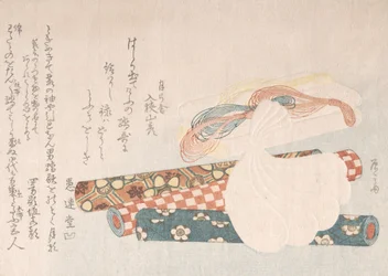Rotoli di stoffa, cotone e filato, XIX secolo