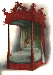 Letto in mogano, 1906
