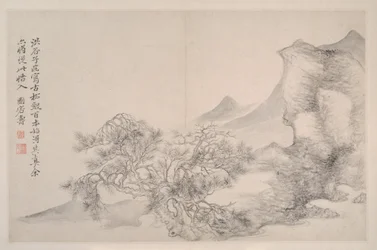 Paesaggi alla maniera dei maestri Song e Yuan