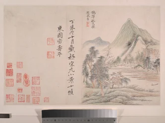 Paesaggi alla maniera dei maestri Song e Yuan