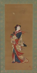 Bellezza con Farfalle, XVIII secolo