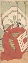 Ichikawa Danjuro V in un ruolo di Shibaraku