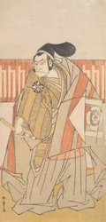 Il Primo Nakamura Nakazo nel Ruolo di Kudo Suketsune, probabilmente 1775