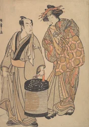 Il terzo Segawa Kikunojo come Oiran, ca. 1776