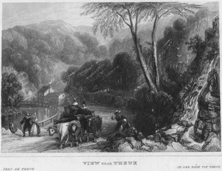 Vista vicino a Theux, 1850