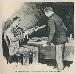 Srotolò il fazzoletto e tese la mano, 1892