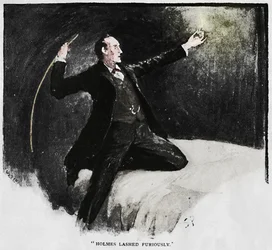 Holmes frustato furiosamente, 1892