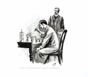 «Holmes stava lavorando alacremente a un