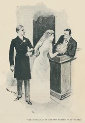 Il gentiluomo nella manciata glielo ha consegnato, 1892