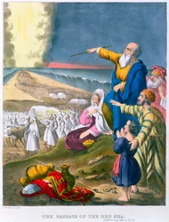 Mosè che divide il Mar Rosso, 1870