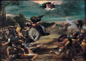 La conversione sulla via di Damasco, 1590-1595