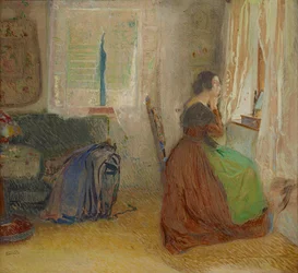 Stanza in una vecchia casa forestale