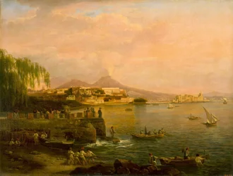 Vista su Napoli da Villa Reale