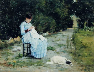 Nel giardino, c.1883