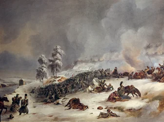 Ritiro dalla Russia nel 1812: Divisione Ricard nella Battaglia di Krasnoe il 18/11/1812, ore 9