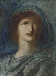 Testa di una giovane ragazza