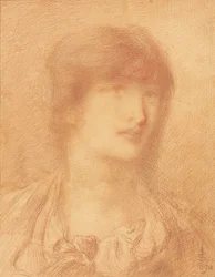 Testa di una giovane ragazza, 1890