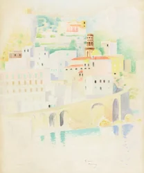 Atrani, Costiera Amalfitana (pastel on paper)