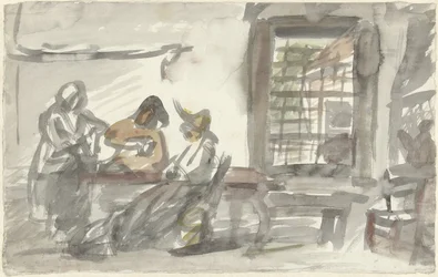 Interno di una locanda contadina