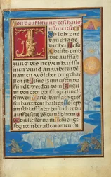 Rand mit der Anbetung des Namens Jesu