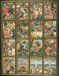 La Passione, dal "Quadrittico di Stein" (pergamena)