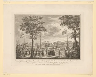 Addio di Guglielmo V e consorte al Buiten Amstel, 1768