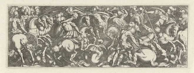 Combattimento tra cavalieri e fanti (Cavalleria)