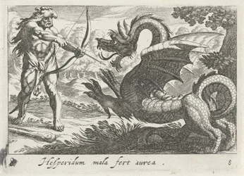 Ercole uccide il drago Ladone