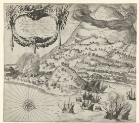 Vittoria degli olandesi sui portoghesi a Tidore (immagine a sinistra), 1605