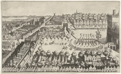 Fuochi di gioia all’Aia dopo la proclamazione della tregua, 1609