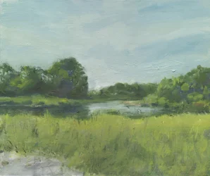 Burying Hill Beach, 2013 (olio su tela)