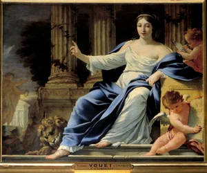 Eloquenza. Rappresentazione di Polimnia, musa dell