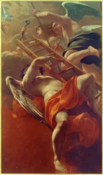 Angelo con gli strumenti della Passione