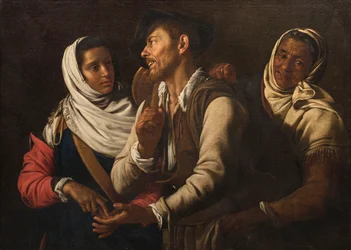 La chiromante, 1617