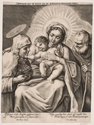 La Sacra Famiglia e Santa Chiara