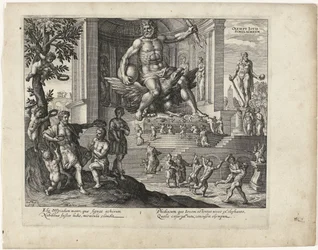 La statua di Giove a Olimpia (Le sette meraviglie del mondo)