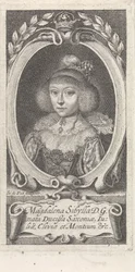 Principessa Magdalene Sibylle di Sassonia, Duchessa di Saxe-Altenburg