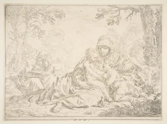Sacra Famiglia con San Giovanni Battista