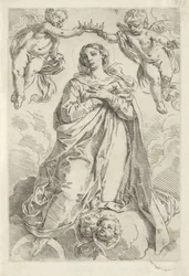 Incoronazione di Maria sulla falce di luna