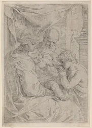 La Vergine e il Bambino con San Giovanni