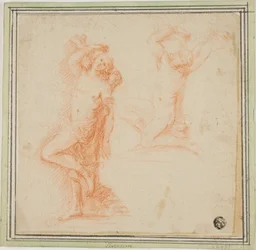 Due schizzi di San Sebastiano