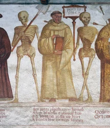 La morte con il monaco e l